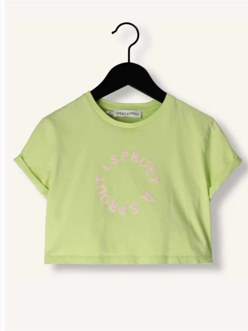 Sprout and Sprout Lime Crop Top